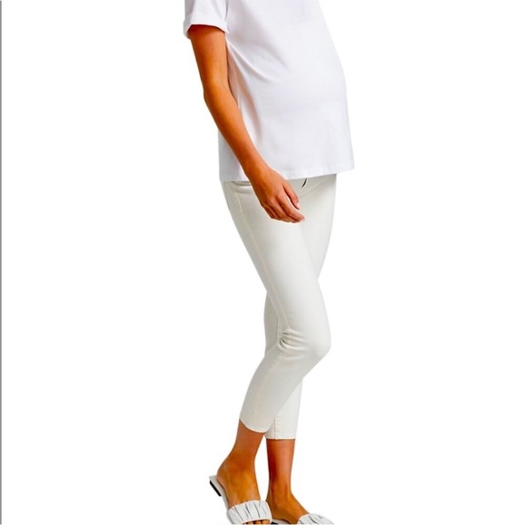 DL 1961 Florence Skinny Maternity Instasculpt Crop Jeans Size 28 - Picture 1 of 14